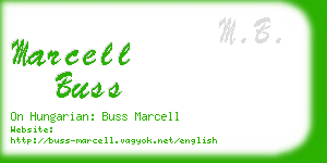 marcell buss business card